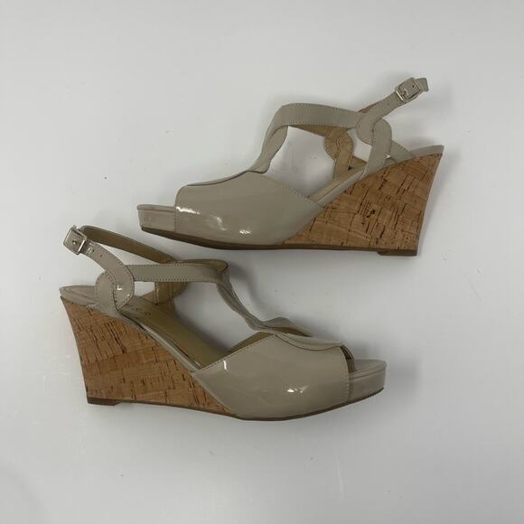 Guess Tan Wedge Heels Women’s Size 8.5M - Picture 9 of 13